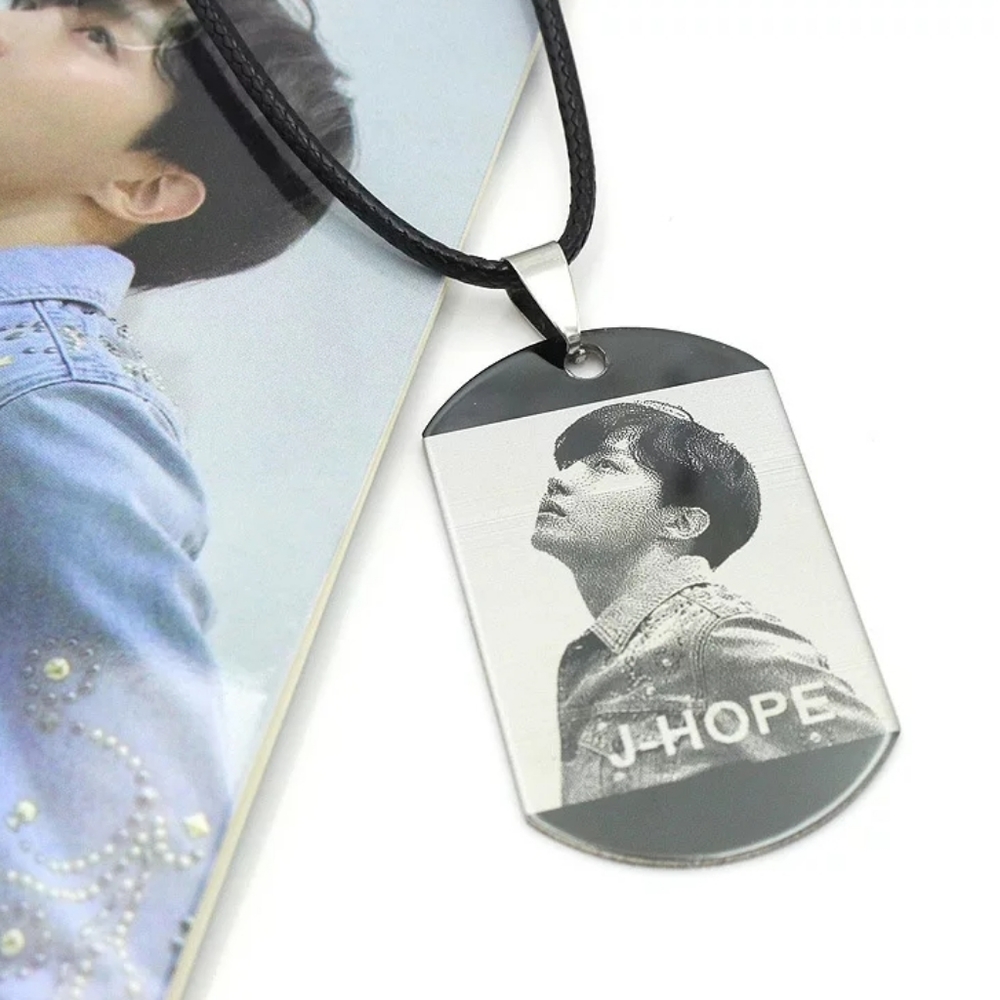 BTS J-HOPE Stainless Steel Pendant Necklace